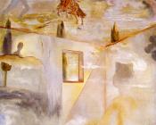 萨尔瓦多 达利 : 加拉在庭院中看见的天空